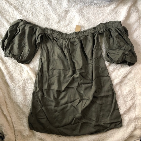 American Eagle Off-The-Shoulder Mini-Dress - Picture 1 of 6